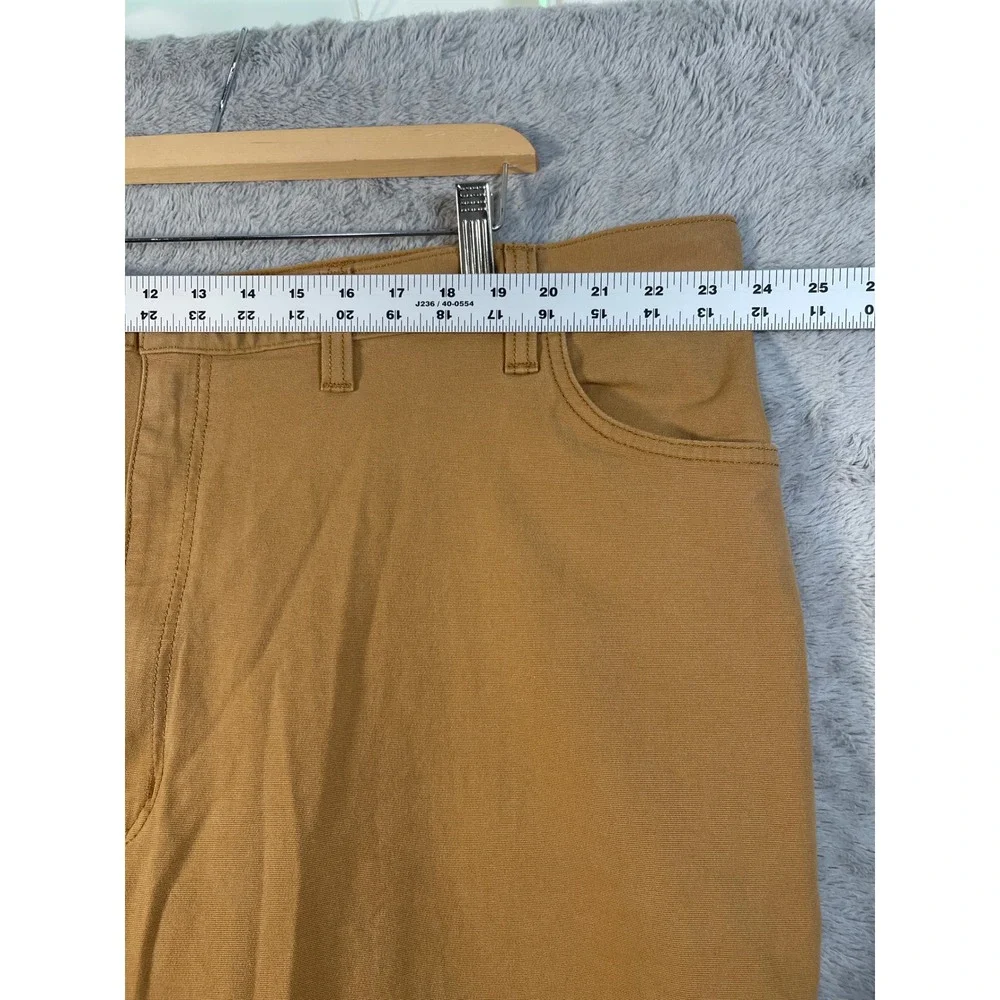NEW Carhartt Men 46x33 (tag 52) Relaxed Fit Rugged Flex‎ Work Pants Golden Brown